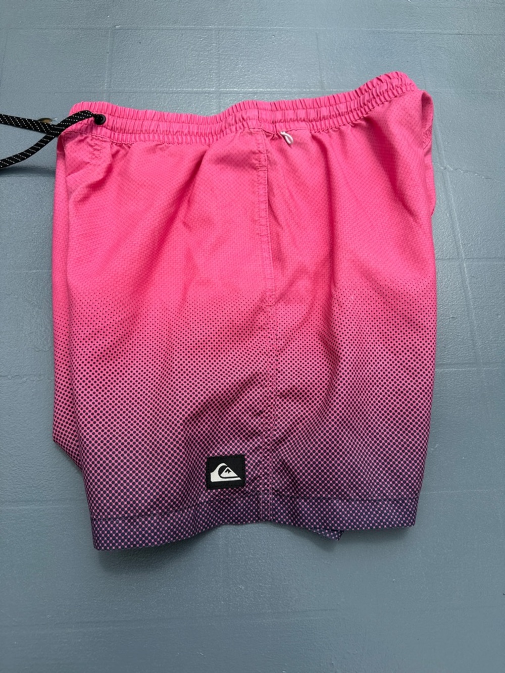 Quiksilver Pink to Purple Gradient Swim Trunks